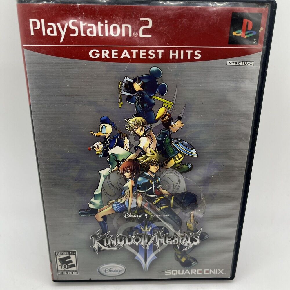Kingdom Hearts II PS2 PlayStation 2 GH - Game & Case